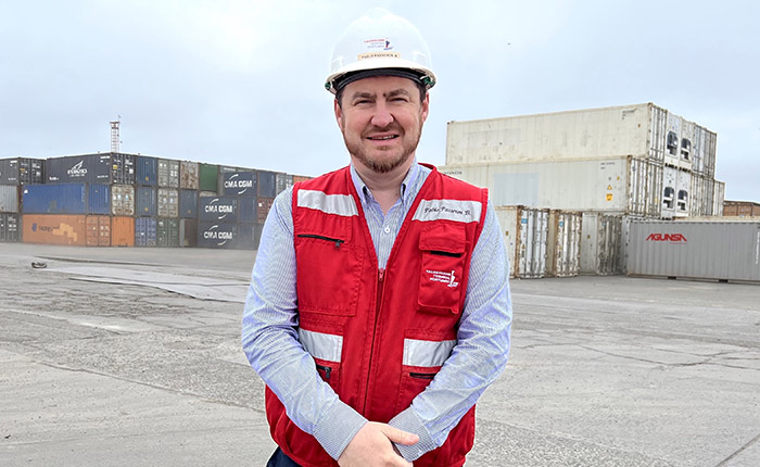 Pablo Passeron, presidente de la Comunidad Logística de Talcahuano